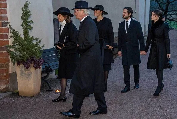 King Carl Gustaf, Queen Silvia, Crown Princess Victoria and Prince Carl Philip. Princess Sofia wore Rodebjer coat