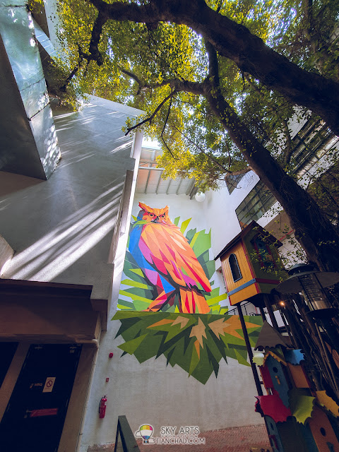 Most Instagrammable spot in Kuala Lumpur The LINC KL Mall with colorful mural arts