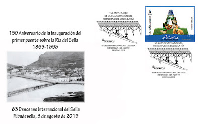 Sobre del matasellos de las Piraguas 2019