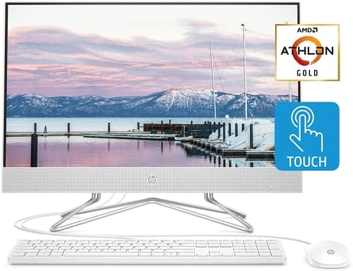 HP 24-df0040 24-inch All-in-One Touchscreen Desktop