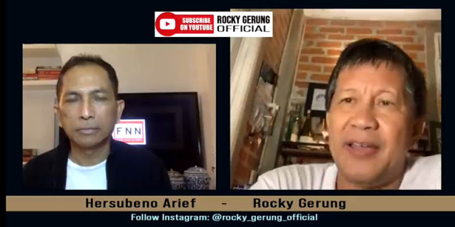 Rocky Gerung : FP1 Dibubarkan Karena Pemerintah Panik Rocky Gerung : FP1 Dibubarkan Karena Pemerintah Panik