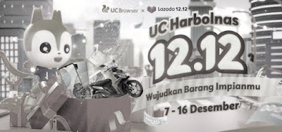  UC Browser hadir memeriahkan Harbolnas  Aktivitas Di 12.12 Dengan Segudang Kado Di Simpulan Tahun