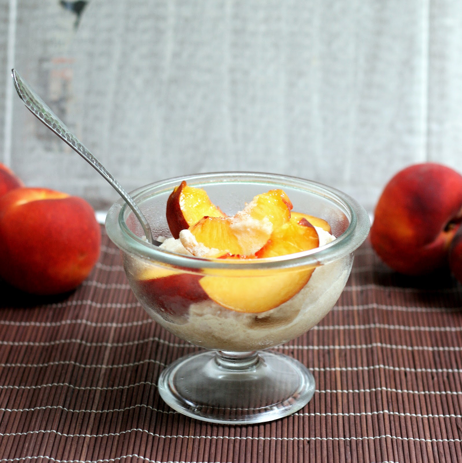 Mix it Up Peaches and Ice Cream