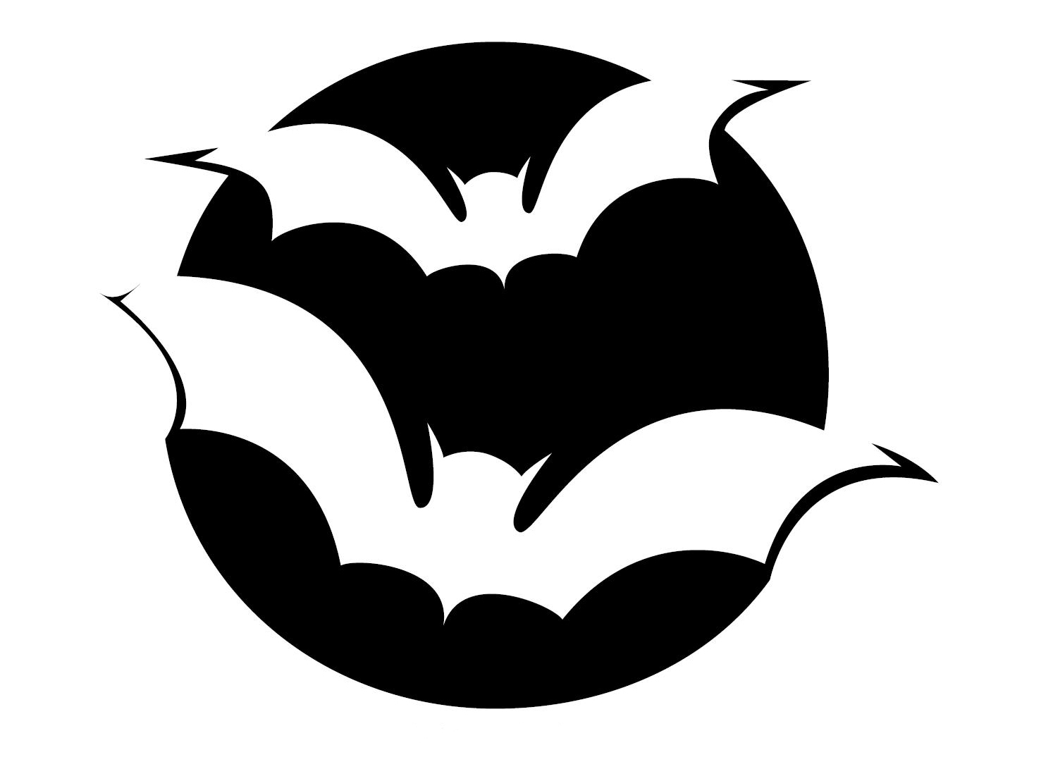 Free printable bat pumpkin carving patterns design templates | Funny ...