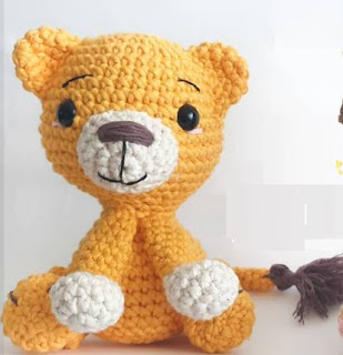 PATRON GRATIS LEON AMIGURUMI 45287