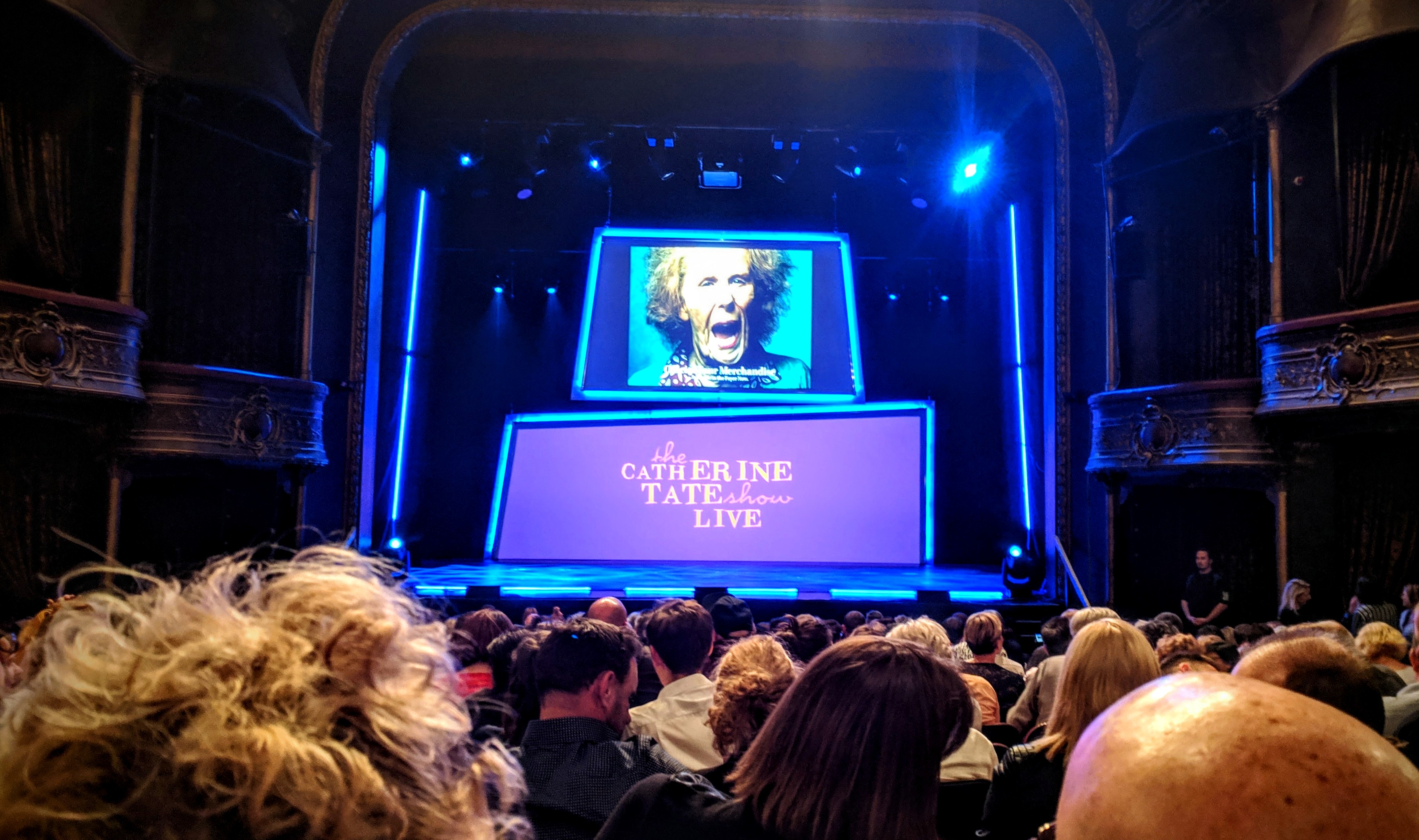 Waiting for Catherine Tate at The Opera House, Wellington