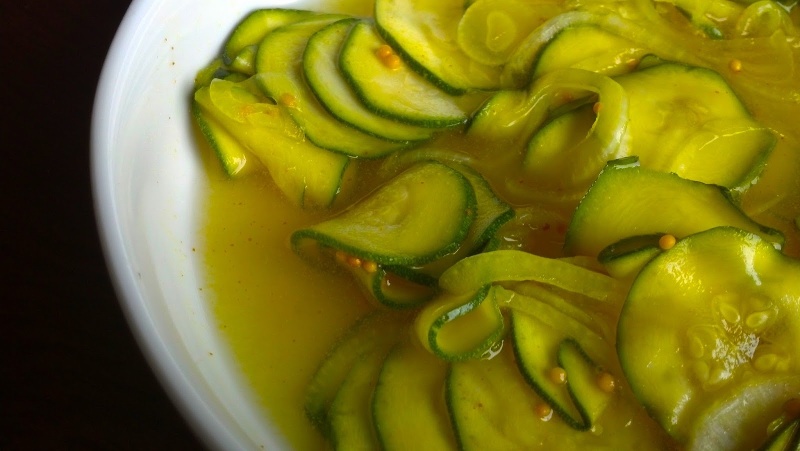 salted sugared spiced™ Zucchini Pickles