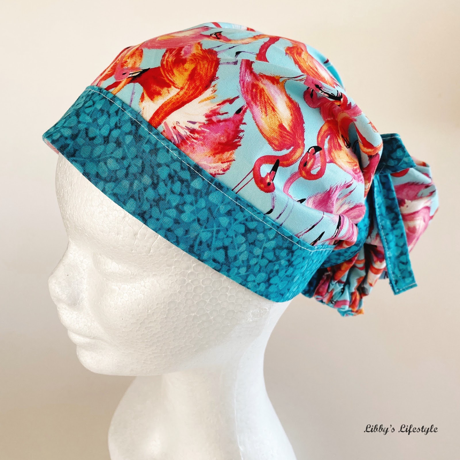 Fat quarter scrub hat tutorial Perfect for the worker with long hair