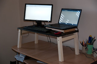 DIY FUNWORKS: DIY Easy to Build Raised Laptop Desk Stand