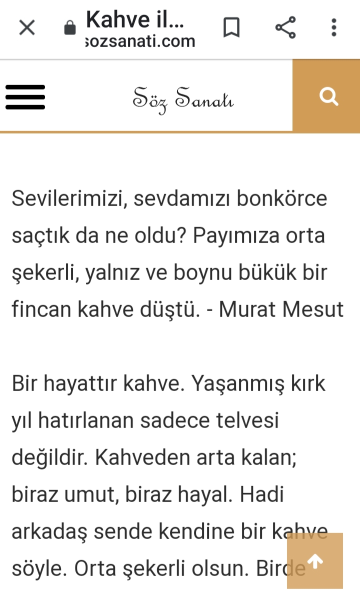 Murat Mesut Kahve üzerine
