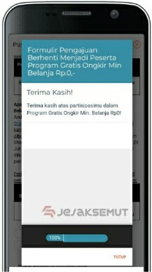 Cara Berhenti Promo shopee gratis ongkir minimal rp 0