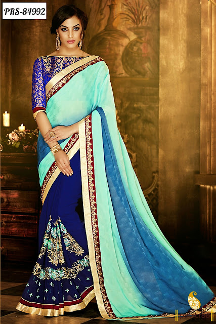 Latest Designer Style Party Wear Sarees in Wholesale