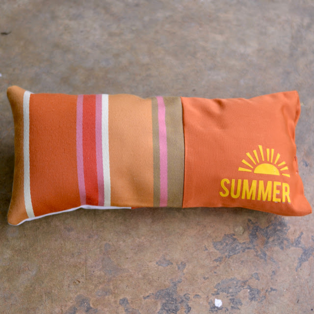 Architecture of a Mom Outdoor Pillow for Summer Silhouette Challenge & Giveaway!