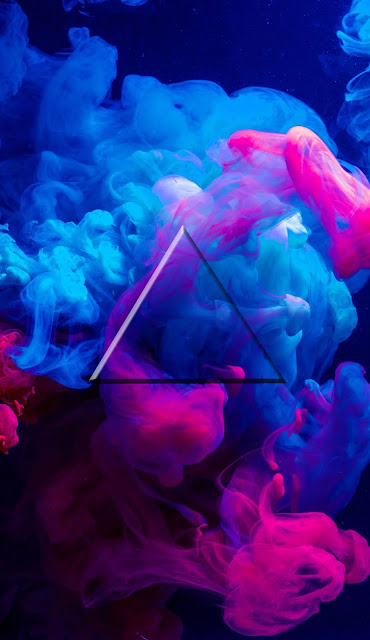 IPhone smoke triangle wallpaper