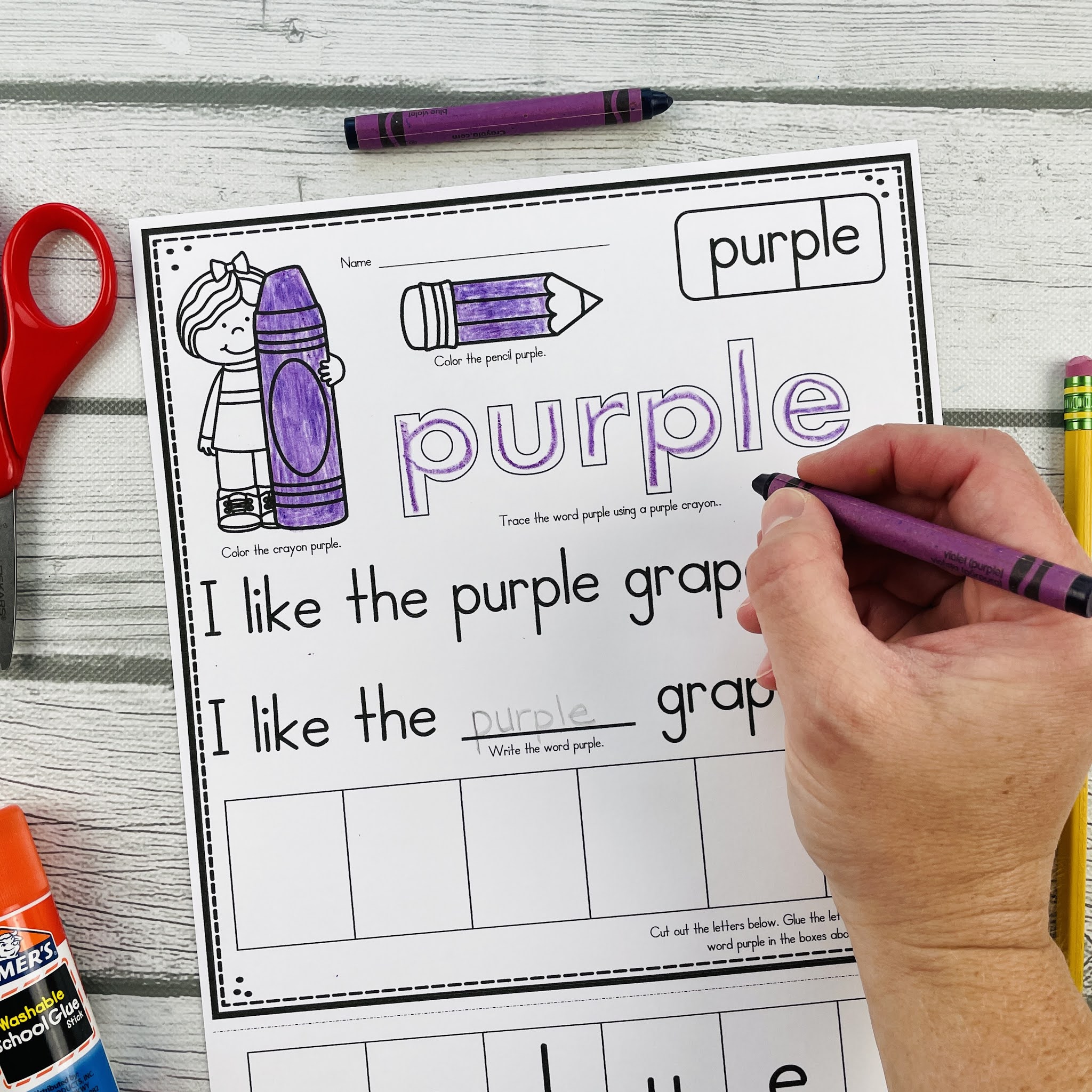 Color Words Printables for Kindergarten | Mrs. McGinnis' Little Zizzers
