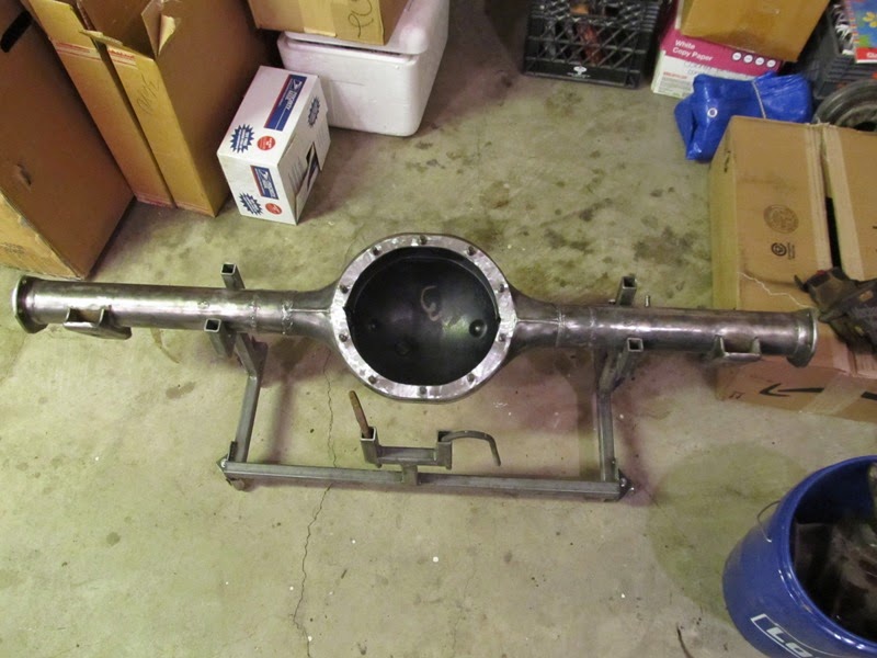 Rear Axle cleaning, painting, and reassembly