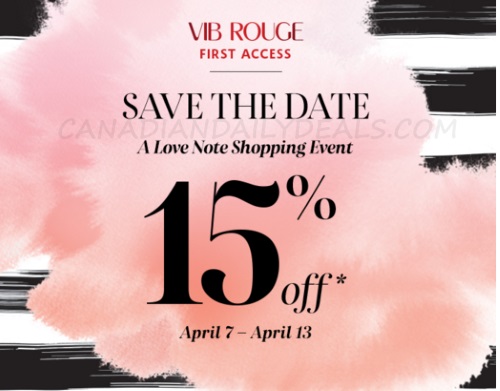 Sephora 15% Off A Love Note Shopping Event Promo Code