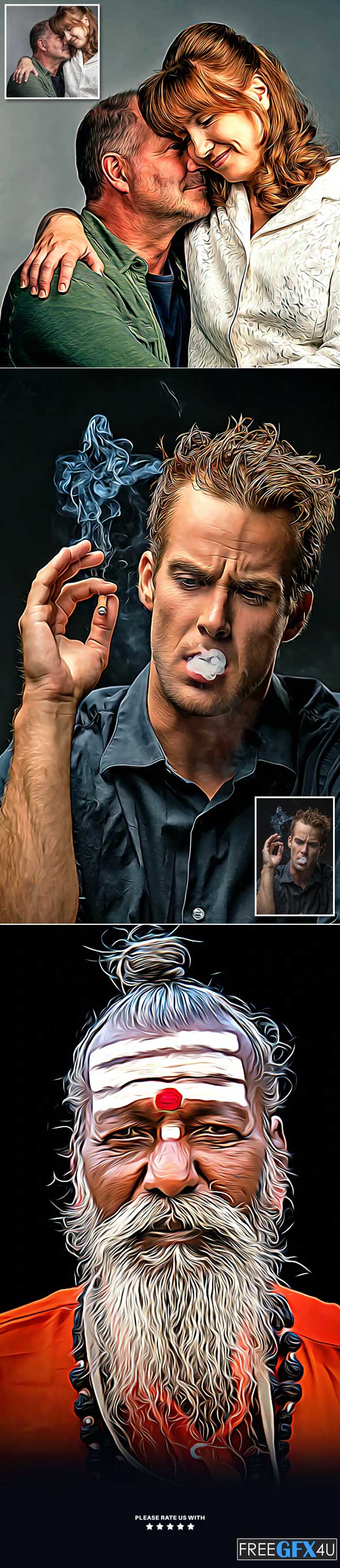 Graphicriver - Premium Oil Painting Action Premium Oil Painting Action