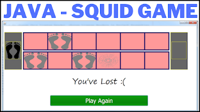 Java - Squid Game Glass Stepping Stones