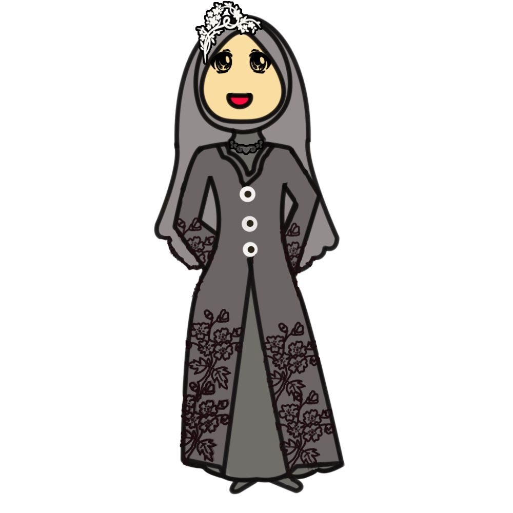 sabiqah zulkefli: Freebies: Doodle Pengantin Muslimah..