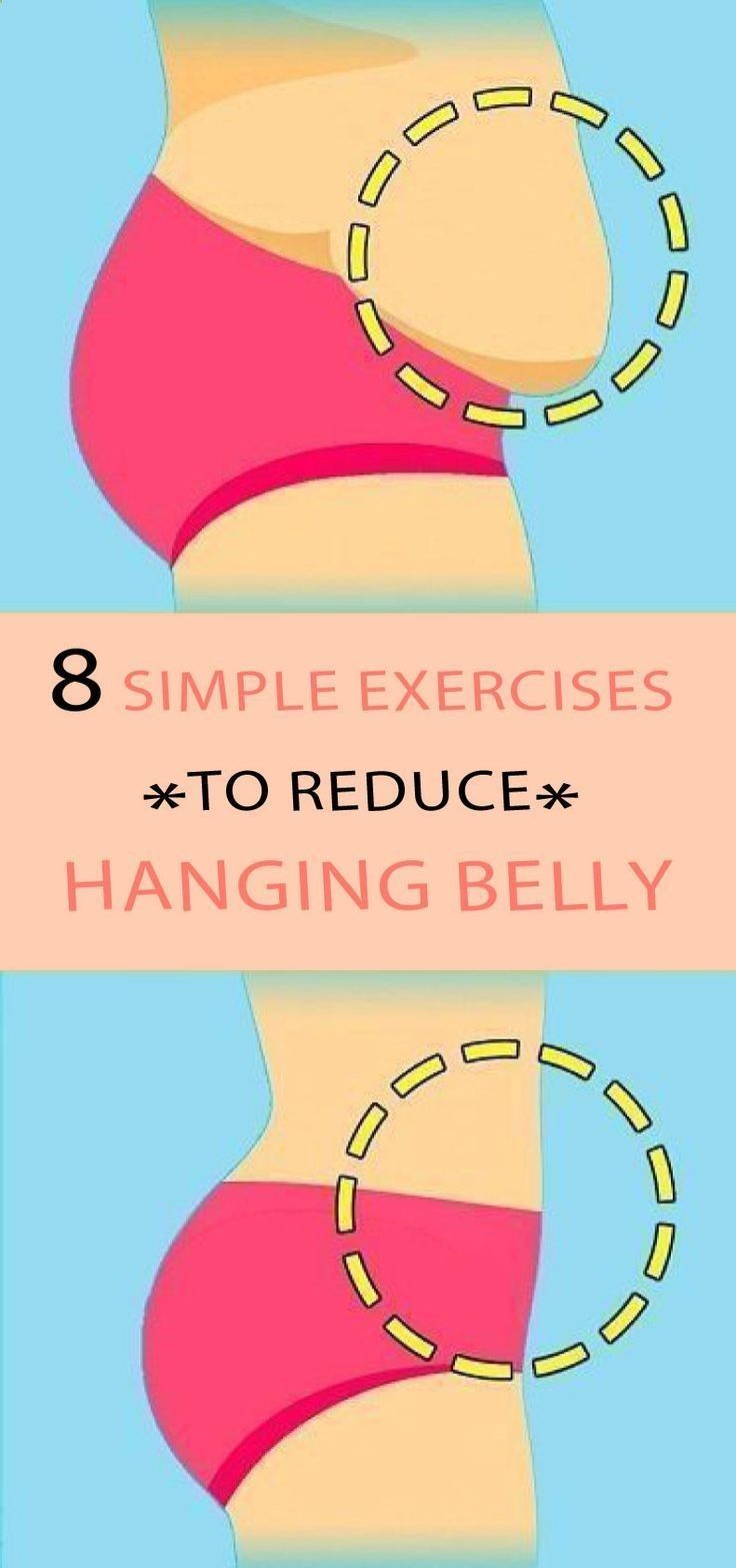 8 Simple Exercises To Reduce Hanging Belly Fat