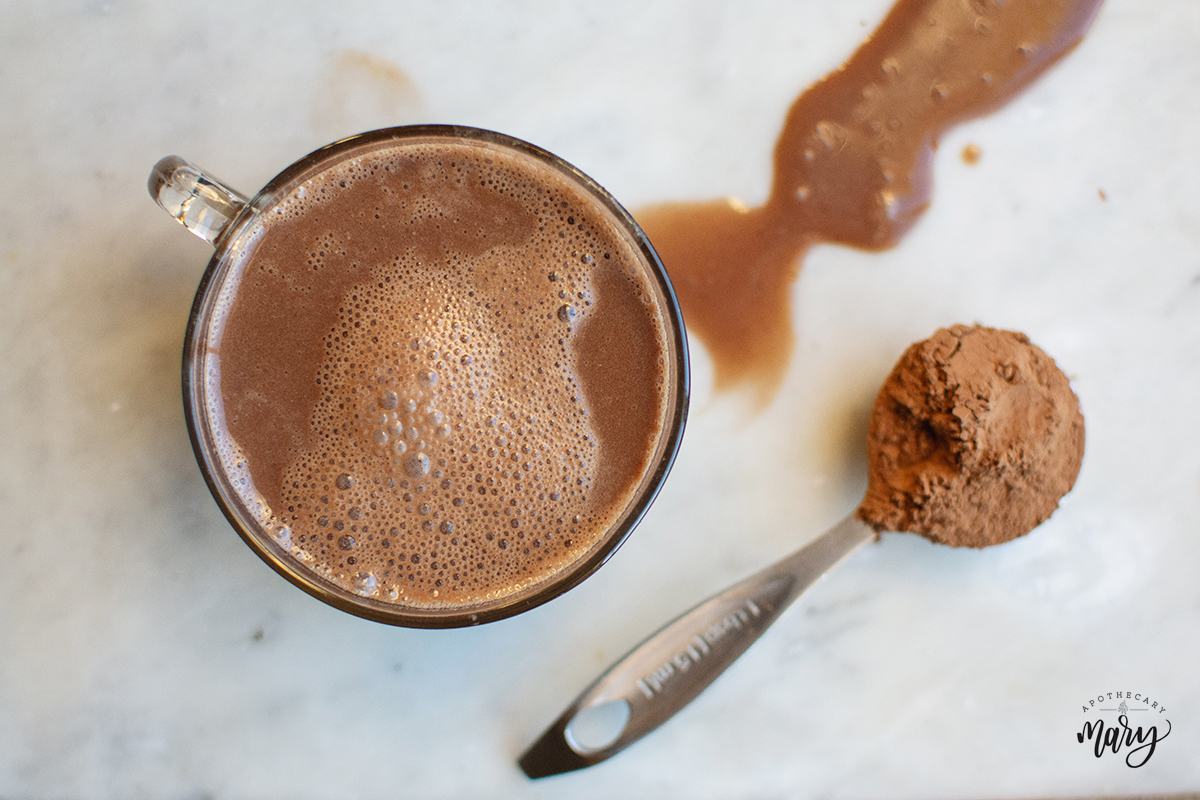 Soothing Hot Carob Chocolate