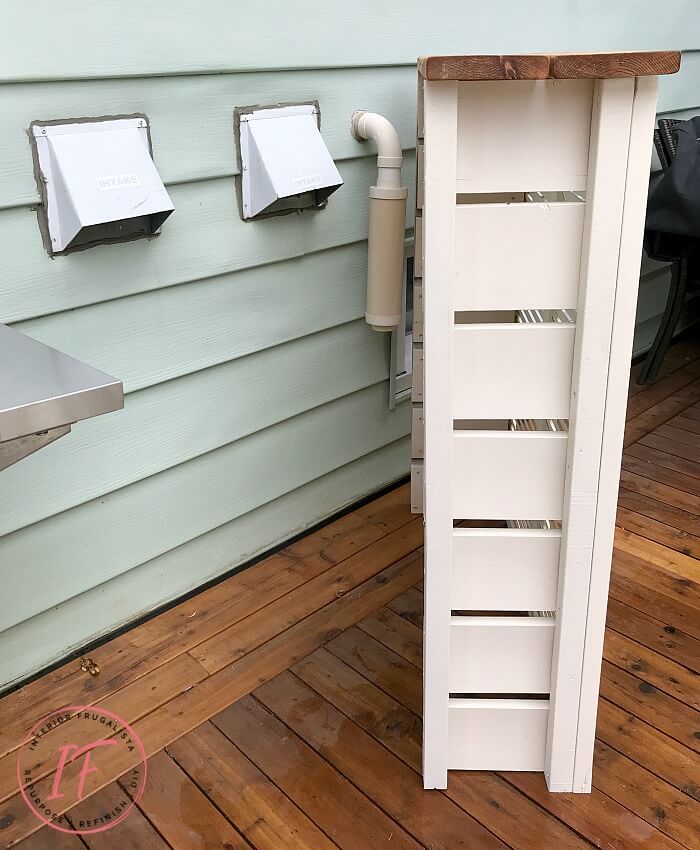 How To Hide Unsightly Outdoor Vents With Repurposed Doors Interior Frugalista