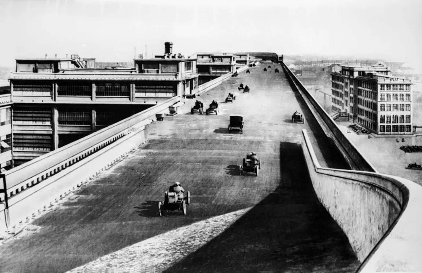 racetrack rooftop factory italy