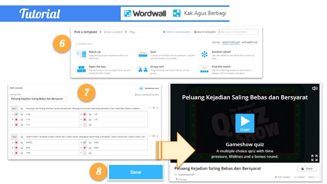 Wordwall Media Pembelajaran Game Interaktif Mulai dari Quiz