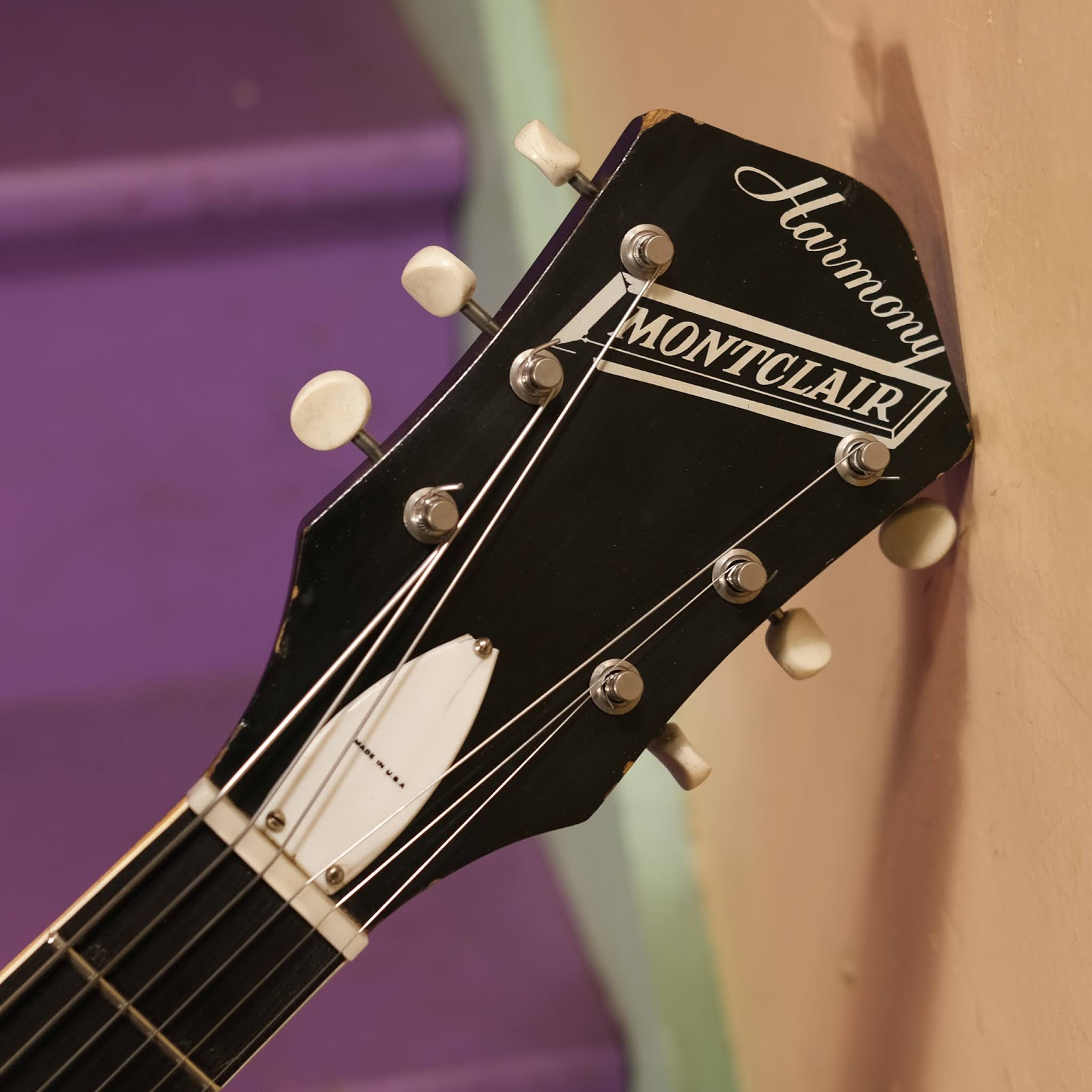 1960s Harmony Montclair Electrified Rubber Bridge Archtop Guitar