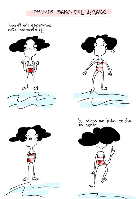 Blancaranda: primer baño del año