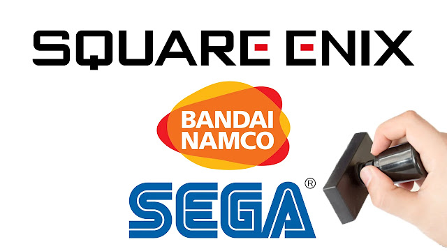 شركات Bandai Namco و Square Enix تم SEGA تسجل عناوين ألعاب جديدة