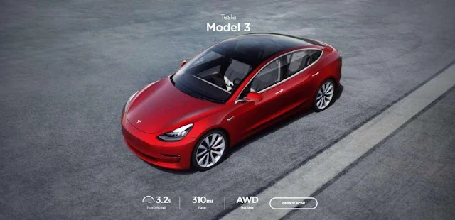 Tesla Model 3 Termurah dari semua Model Mobil Listrik Tesla