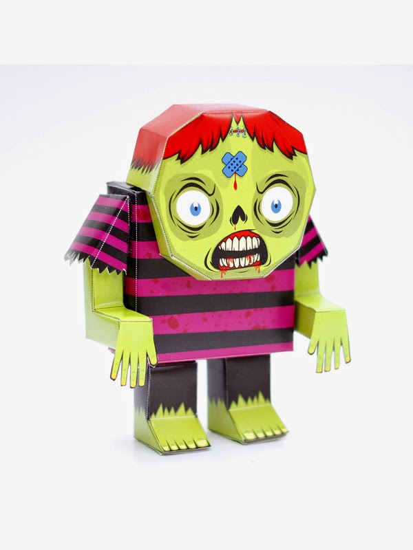 Dikids Paper toy Paper Zombie