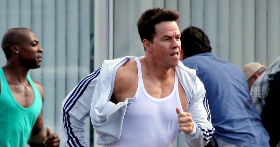 No Pain No Gain Mark Wahlberg Les3bandes: Mark Wahlberg en survêt adidas Firebird dans No pain No Gain