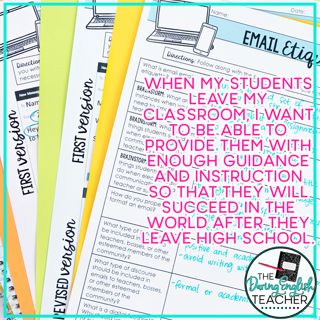 teaching email etiquette in the english classroom the email teaching