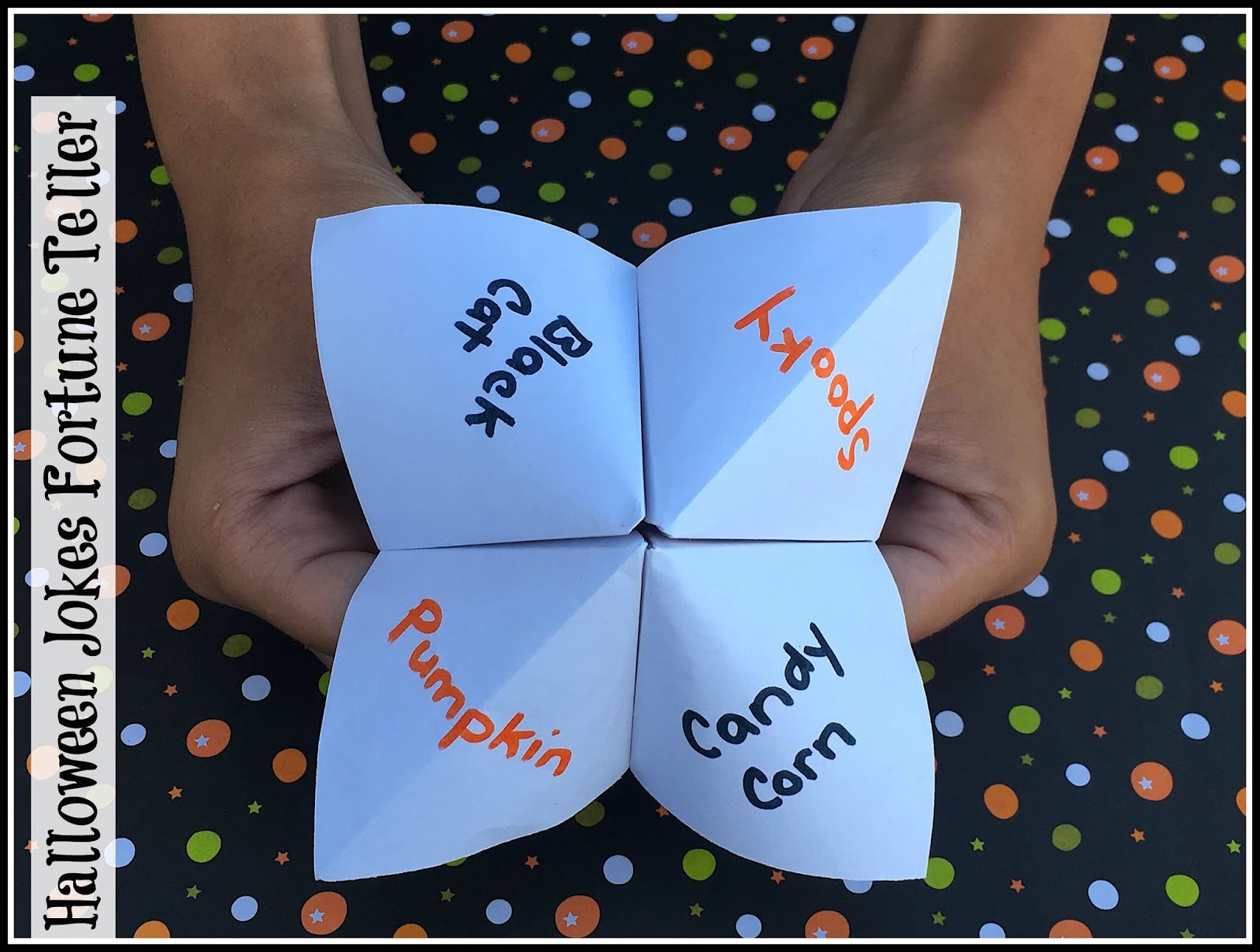 How to Make a Halloween Joke Fortune Teller for Kids