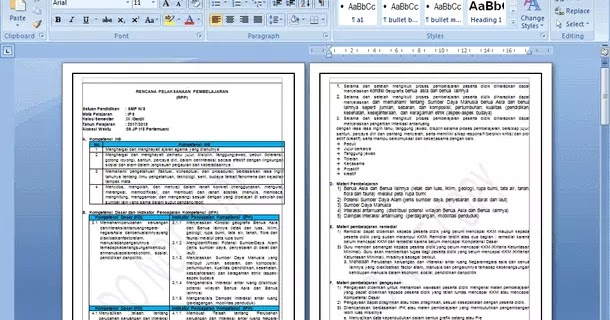 Contoh Rpp Ips K13 Kelas 9 Smp Revisi Terbaru Dengan Penguatan Karakter Ppk Literasi Hots Dan 4c Berkas Edukasi