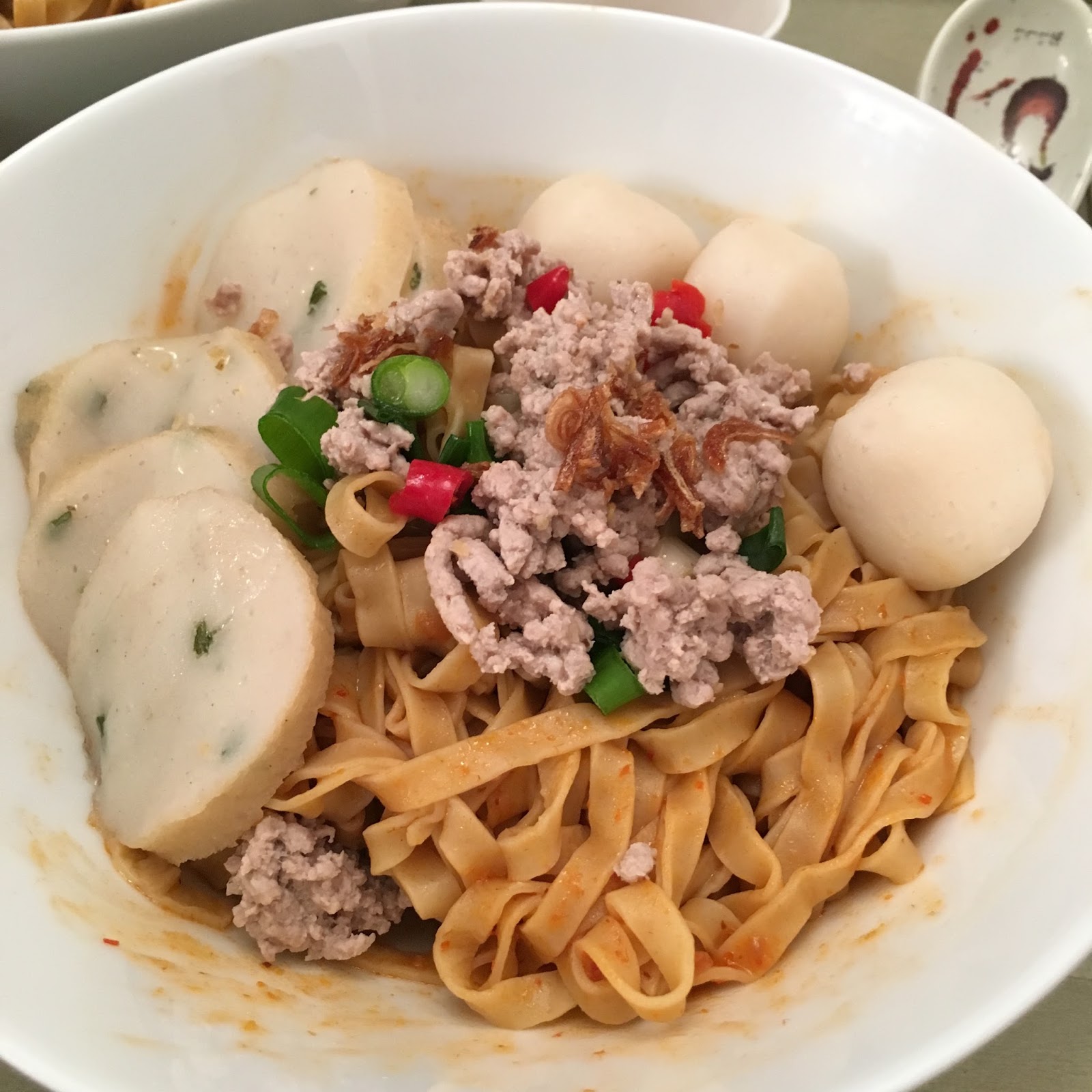 Cooking Mee Pok Dry Bak Chor And Fishball Noodles
