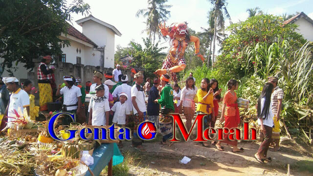 Nyepi, Umat Hindu Mesuji Gelar Upacara Tawur Agung Kesanga