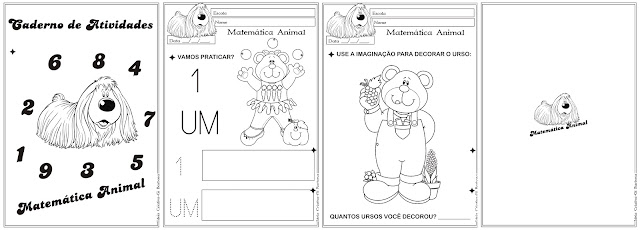 Caderno de Atividades Matemática Animal