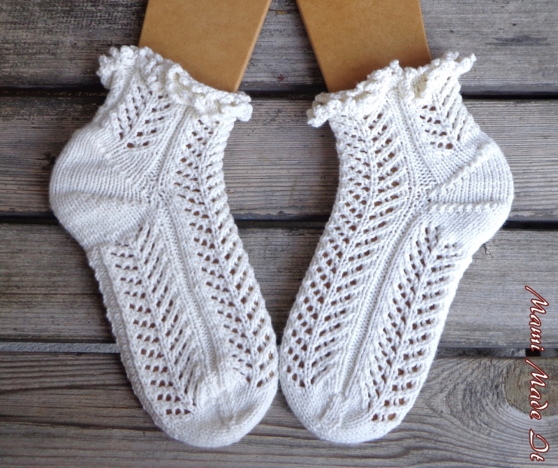 8 Paar Rüschensocken Damen - Süße Baumwollsocken Größe 35-41