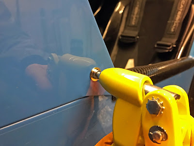 Stanley 6-MR100 Rivet Gun has a head small enough to fit into a press stud - making it perfect for this job