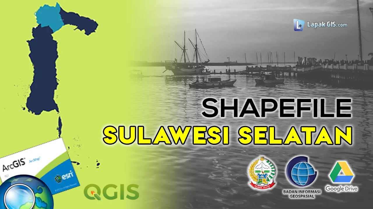Shapefile Provinsi Sulawesi Selatan Terbaru
