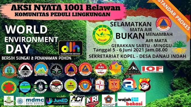 Gabungan SAR dan Relawan ersatu Melakukan Aksi Nyata Selamatkan Mata Air Danau Indah Gabungan SAR dan Relawan ersatu Melakukan Aksi Nyata Selamatkan Mata Air Danau Indah