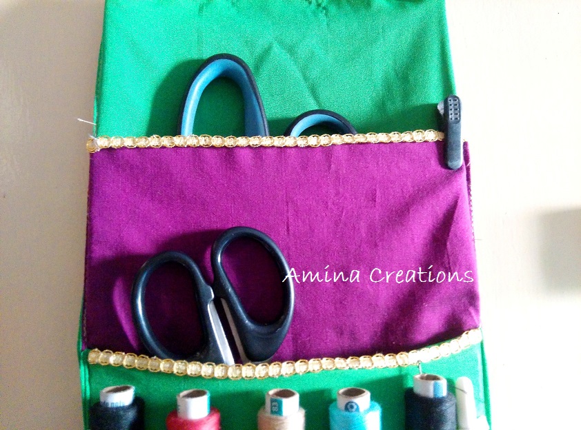 AMINA CREATIONS SEWING ORGANIZER/ DIY CLOTH SEWING ORGANIZER