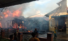 Belum Dipastikan Penyebab Kebakaran Kawasan Pasar Flamboyan Sekadau
