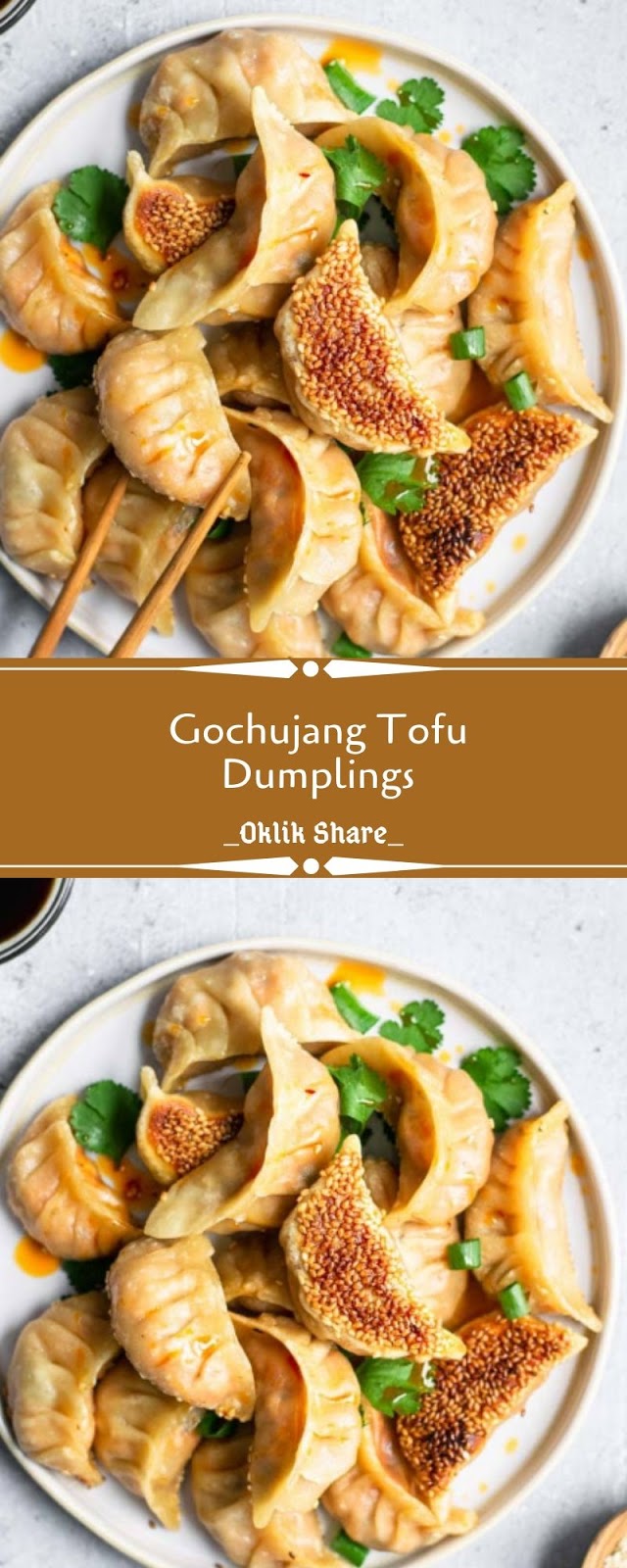 Gochujang Tofu Dumplings