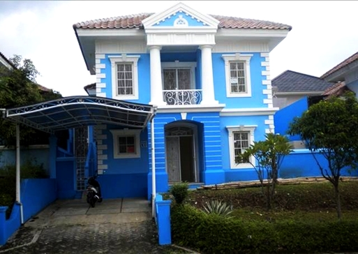 Kombinasi Desain  Warna Cat Dinding Biru  Yang Indah Pada Rumah