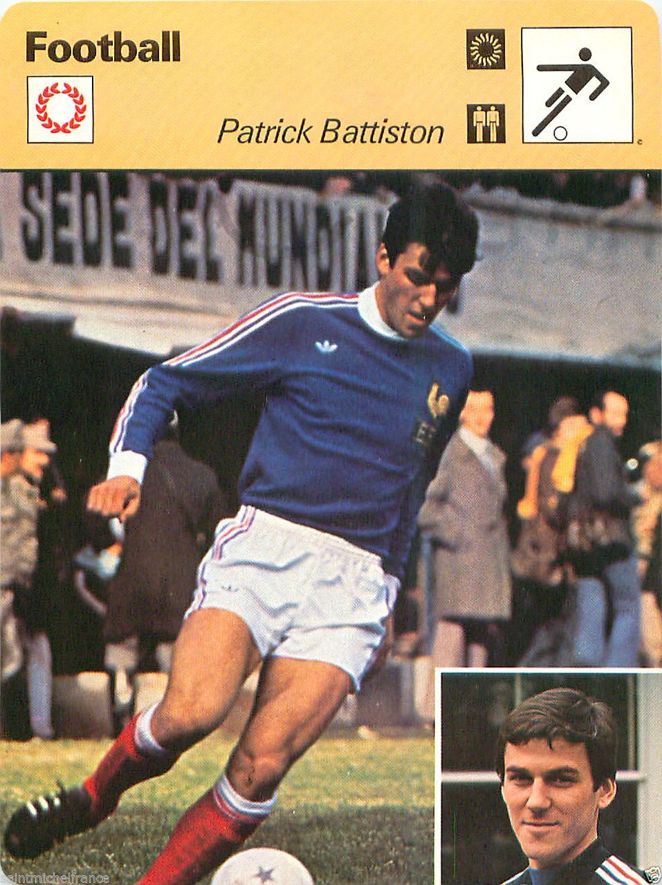 Football Yesterday & Today Patrick Battiston (fiche football)